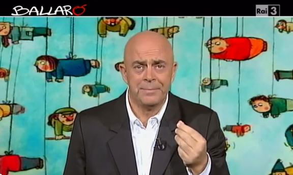 Ballarò puntata del 24 settembre, copertina satirica di Maurizio Crozza sull’Italia in vendita – VIDEO preview