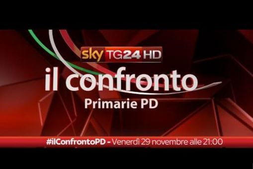 Primarie PD, il confronto in diretta tv e streaming tra Renzi, Cuperlo e Civati: Sky attiva l’applausometro article-post