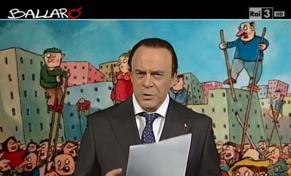 Ballarò, puntata 26 novembre, copertina satirica di Maurizio Crozza sulla decadenza di Silvio Berlusconi – VIDEO preview