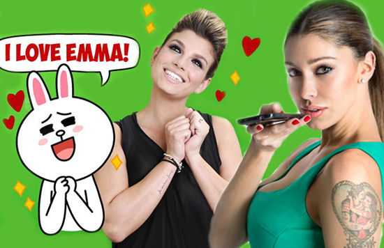 Belen Rodriguez ed Emma Marrone accomunate dai messaggi: la rivalità corre via chat article-post