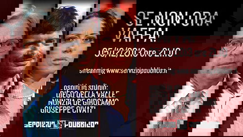 Servizio Pubblico, stasera la nuova puntata: Diego Della Valle, Nunzia De Girolamo e Giuseppe Civati ospiti preview