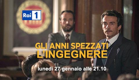 L’Ingegnere, stasera su RaiUno la prima parte della mini fiction con Alessio Boni e Giulia Michelini preview
