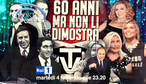Porta a Porta, stasera su RaiUno nuova puntata dedicata ai 60 anni della Rai preview