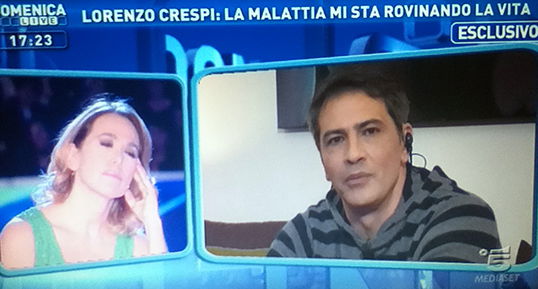 Lorenzo Crespi a Domenica Live: “Scrivono che tento il suicidio da tre anni, a Messina non mi farò curare, voglio tornare a Roma” preview