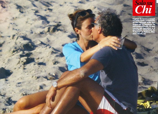 Massimo Giletti in love in spiaggia con la renziana Alessandra Moretti: fiori d’arancio in vista? article-post