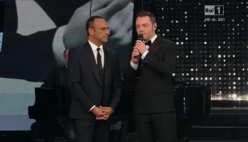 Sanremo 2015, Tiziano Ferro ospite si candida come co-conduttore al fianco di Carlo Conti – FOTO preview