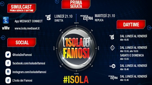 Isola dei Famosi 2015, tutti gli appuntamenti in tv: daytime, diretta streaming, replica article-post