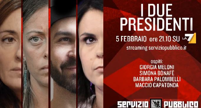 Anticipazioni Servizio Pubblico e Virus: puntata 5 febbraio sul neo Presidente della Repubblica preview