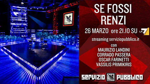 Anticipazioni Servizio Pubblico, puntata 26 marzo: ospiti e diretta streaming preview