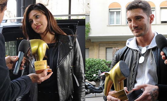 Belen Rodriguez e Stefano De Martino: Tapiro d’Oro di Striscia la Notizia diviso in due article-post