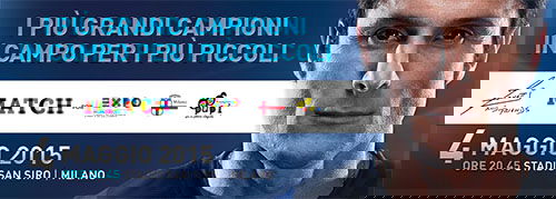 Zanetti and Friends Match For EXPO Milano 2015, stasera la partita di beneficienza: conduttori e sportivi in campo preview