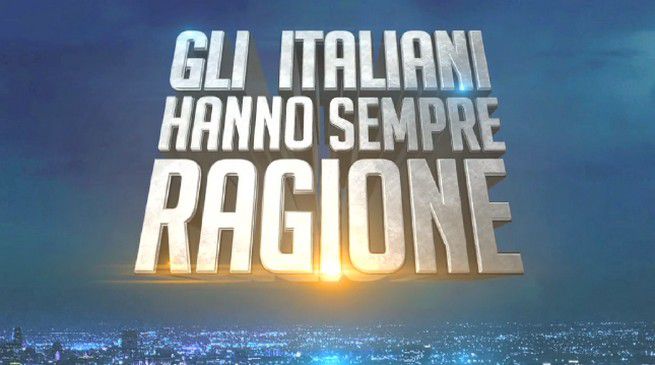 Ascolti Tv, 3 luglio: Gli Italiani hanno sempre ragione a 2,7 mln; Segreti e Delitti a 1,7 mln preview