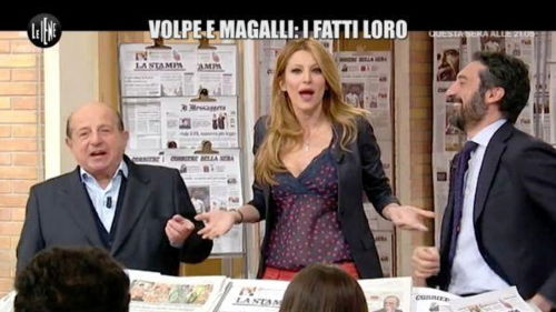 Giancarlo Magalli e Adriana Volpe: le scuse del conduttore in diretta tv, la collega le accetta ma con riserva article-post