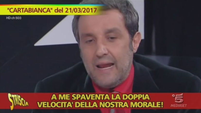 Flavio Insinna stasera, 30 maggio a Cartabianca: “Una persona potente contro di me, ho paura”, le dichiarazioni al Corriere preview