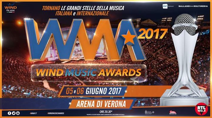 Wind Music Awards 2017, anticipazioni 5 e 6 giugno: ospiti e premi, tutte le info preview