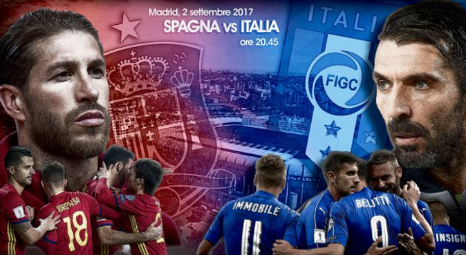 Calcio in Tv, qualificazioni Mondiali 2018: Spagna-Italia, stasera 2 settembre, orario diretta tv e info streaming article-post