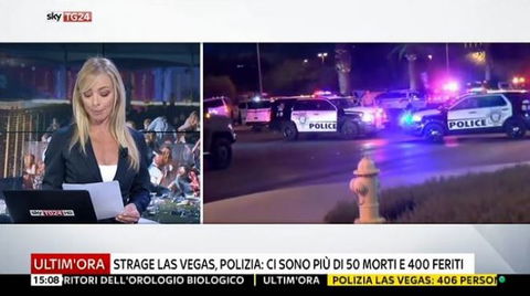 Strage a Las Vegas, gli speciali in diretta tv: bilancio vittime e messaggio di Papa Francesco preview
