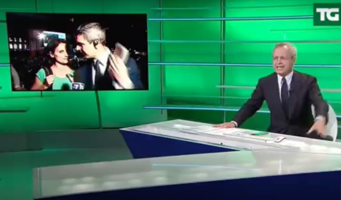 Enrico Mentana, siparietto in diretta tv con l’inviato diventa virale: “Celata sta rimorchiando, una scena terribile” – VIDEO article-post