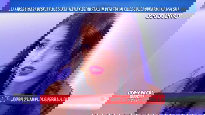 Clarissa Marchese a Domenica Live: le molestie ricevute dall’ex tronista dal famoso regista (Video) preview