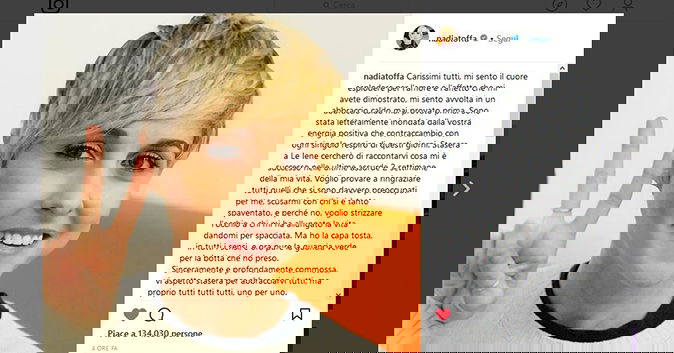 Nadia Toffa dopo il malore, stasera Le Iene propone la sua intervista: il messaggio social preview