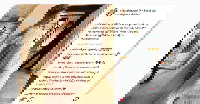 Gossip News, Chiara Ferragni rinuncia alla Notte degli Oscar: ecco perché, poi mostra il vestito ai follower preview