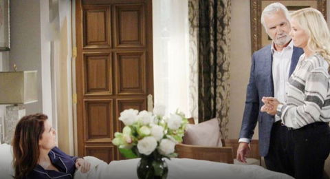 Beautiful, trame e anticipazioni dal 23 al 28 aprile: Sheila minaccia il medico e rimane a casa di Eric preview