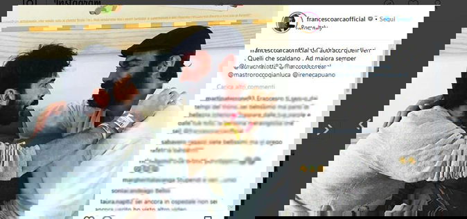 Marco Bocci dopo il ricovero, come sta? La fotografia con Francesco Arca: “Il calore degli abbracci…” preview