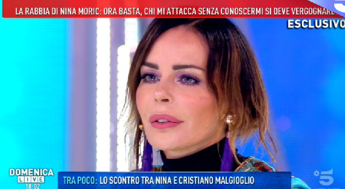 Nina Moric a Domenica Live: dalla storia con Favoloso alla ‘guerra’ con Fabrizio Corona preview