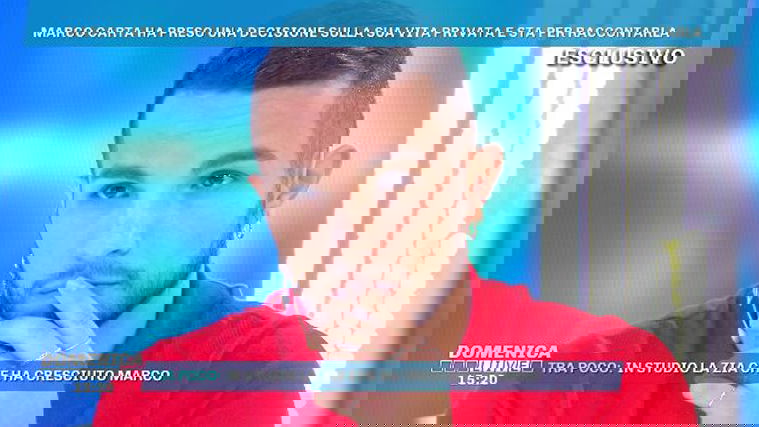 Domenica Live, Marco Carta e il coming out: “Sono gay, ho un compagno e sono felice!” preview