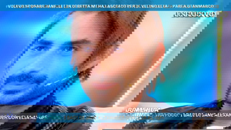 Domenica Live, Gianmarco Amicarelli parla di Jane Alexander: e su Elia Fongaro dice che… preview