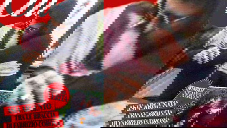 Asia Argento e Fabrizio Corona, nuova coppia da “copertina”: “Il dolore ci accomuna!” preview