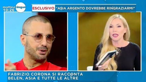 Fabrizio Corona parla di Belen Rodriguez e Stefano De Martino: “Se tornano insieme? Sarei felice per loro!” preview