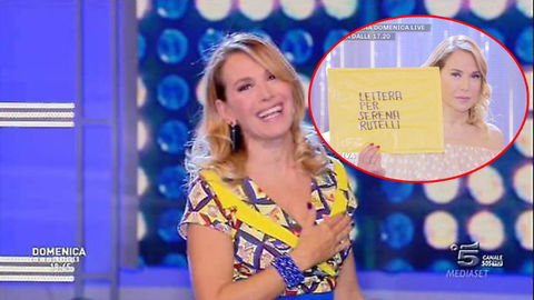 Domenica Live, busta choc per Serena Rutelli: Facchinetti e la moglie da Barbara d’Urso preview
