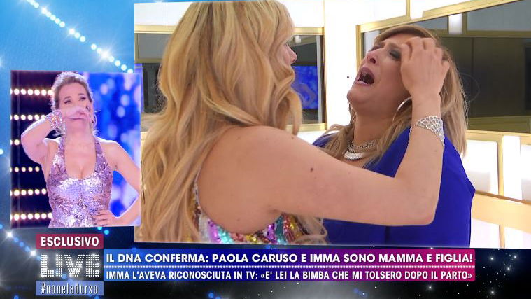 Paola Caruso, Imma è la sua mamma biologica: il risultato del test del Dna letto in diretta tv (VIDEO) preview