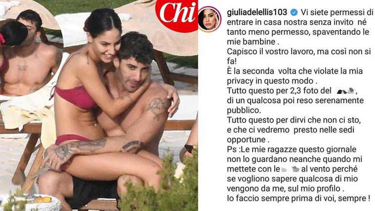 Giulia De Lellis, bacio con Andrea Iannone: lei contro i paparazzi “Ci vedremo presto nelle sedi opportune!” preview