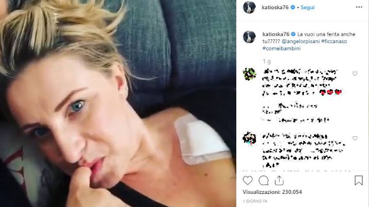 Katia Follesa operata: “Piccola manutenzione vicino al cuore” – VIDEO article-post