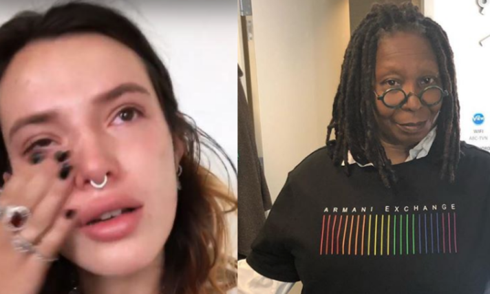 Bella Thorne piange, ecco le dure parole di Whoopi Goldberg