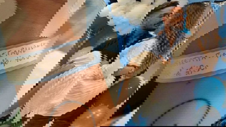 Rosa Perrotta ha partorito: è nato Domenico il primo figlio, annuncio di Pietro Tartaglione preview