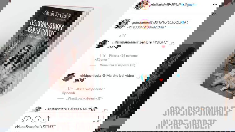 Giulia De Lellis: “Scrivere il libro mi ha fatto guarire!”, poi la frecciatina ad Andrea Damante preview