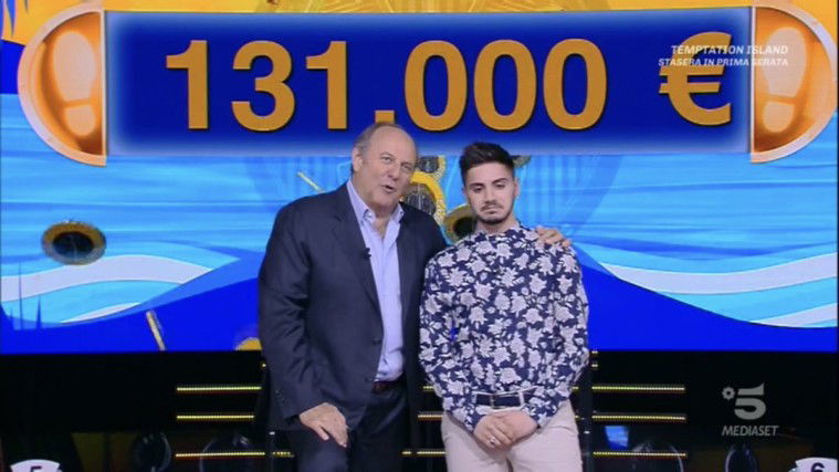 Nicolò Scalfi, campioncino di Caduta Libera