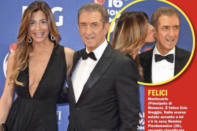 Ezio Greggio e Romina Pierdomenico, incidente in auto: inseguiti dai paparazzi article-post