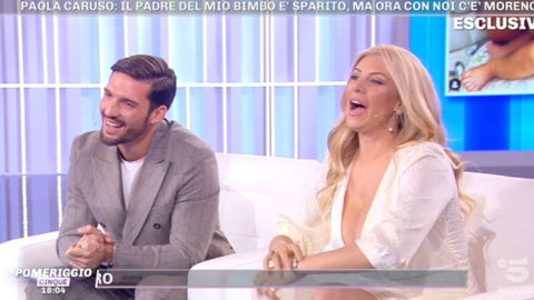 Pomeriggio 5, Paola Caruso presenta Moreno Merlo: il nuovo fidanzato preview