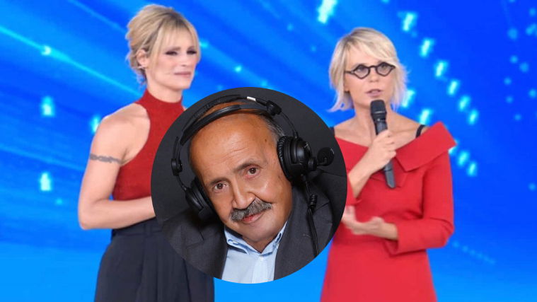 Amici Celebrities, Maurizio Costanzo parla della staffetta tra Michelle Hunziker e Maria De Filippi