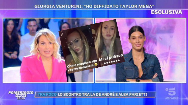 Giorgia Venturini diffida Taylor Mega (che risponde…) article-post
