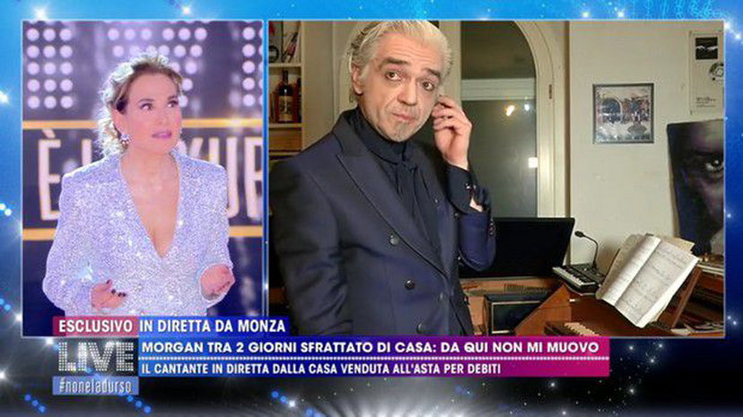 Morgan non sarà a Live Non è la d’Urso: “No grazie”, sfogo choc preview