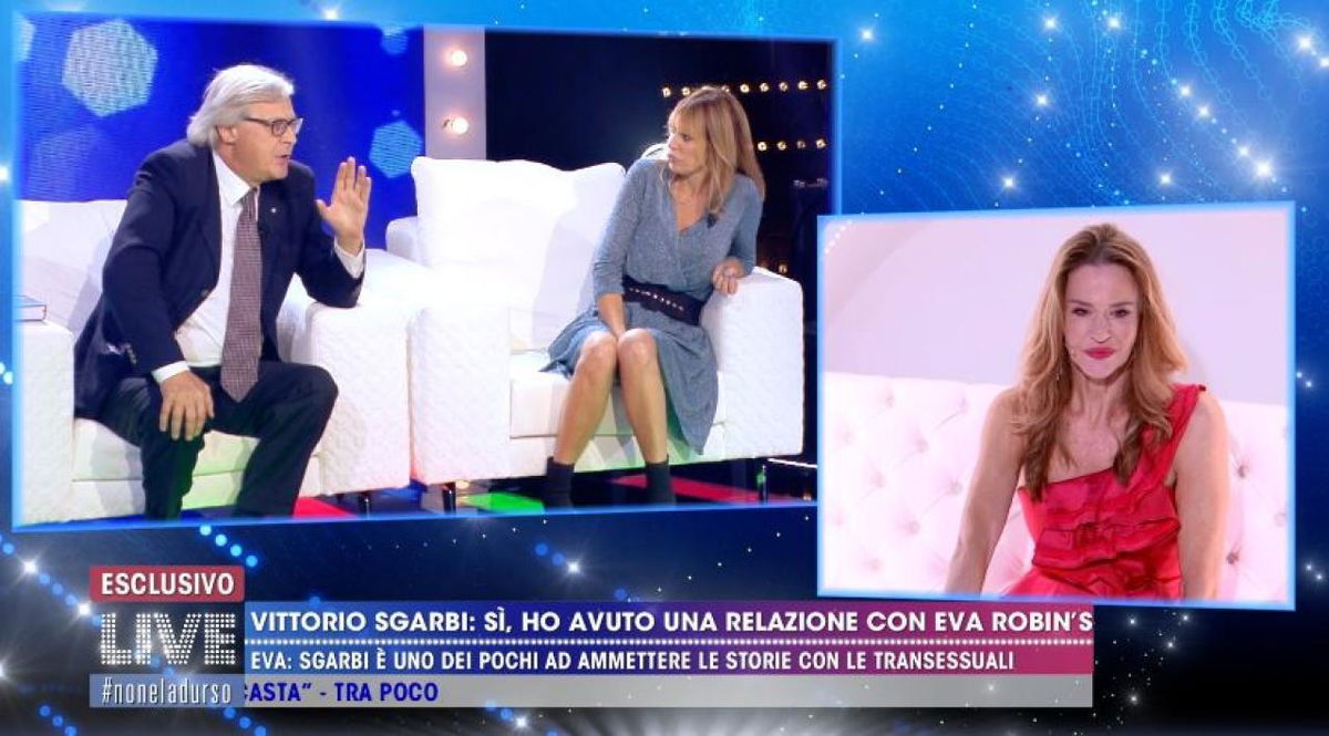 Vittorio Sgarbi ed Eva Robin’s rapporto a tre con vip “morta”: choc a Live “amica di Barbara!” article-post
