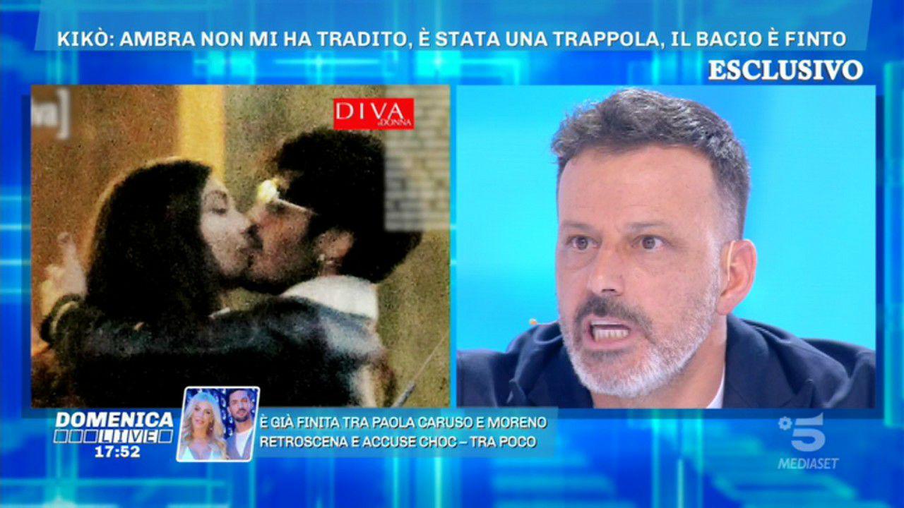 Kikò Nalli a Domenica Live litiga con Barbara d'Urso