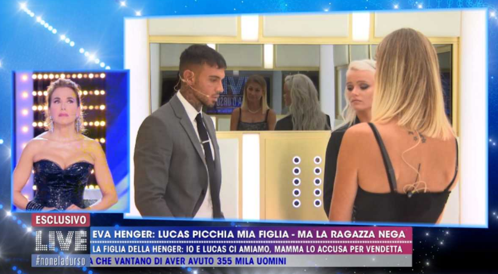Live Non è la d'Urso: Lucas Peracchi e Mercedesz incontrano Eva Henger