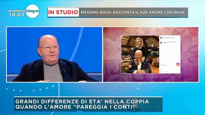 Massimo Boldi, parla la fidanzata Irene: “Vi racconto cosa mi ha fatto innamorare di lui” article-post