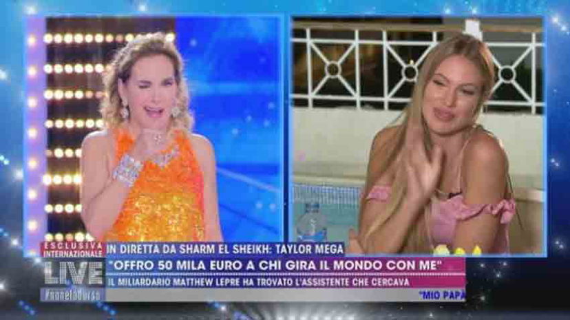Taylor Mega ubriaca in diretta tv? Video: “sono lucidissima”, Barbara d’Urso non le crede preview